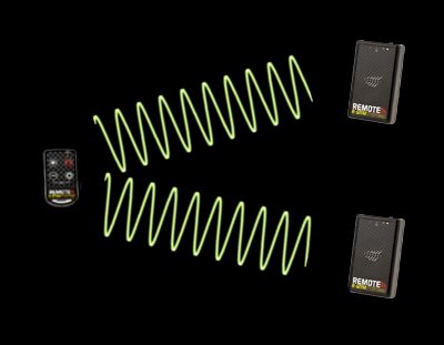 One Keyfob controlling multiple recievers